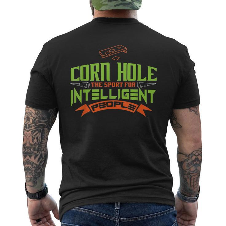 Corn Hole The Sport For Intelligent People Funny T Corn Funny Gifts Mens Back Print T-shirt
