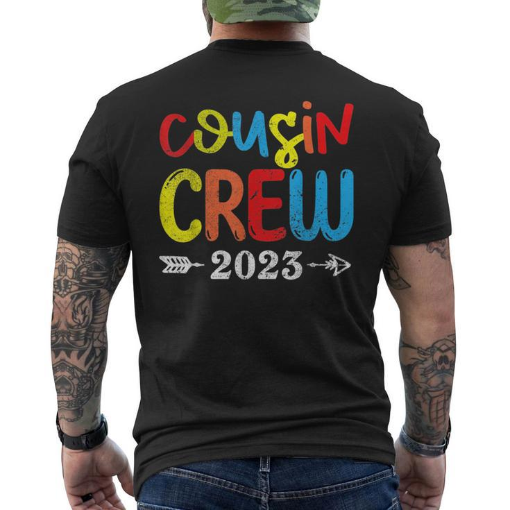 Cousin Crew 2023 Family Vacation Making Memories  Mens Back Print T-shirt