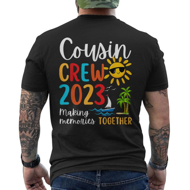 Cousin Crew 2023 For Summer Vacation Beach Family Matching  Mens Back Print T-shirt