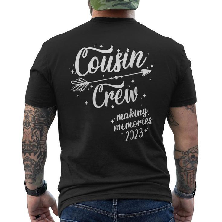 Cousin Crew Making Memories 2023 Family Reunion Trip Men's T-shirt Back Print