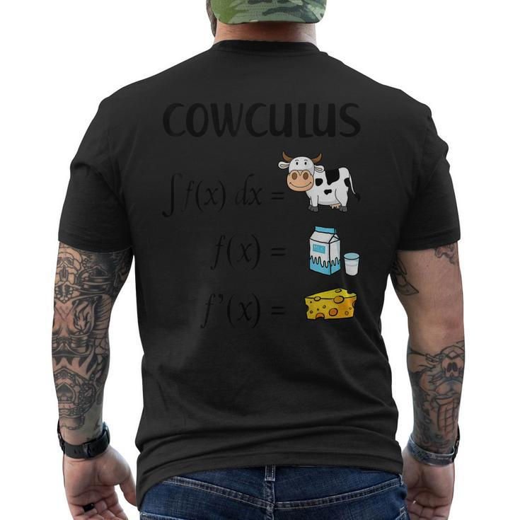 Cowculus Cow Milk Cheese Calculus Math Lovers Men's Back Print T-shirt