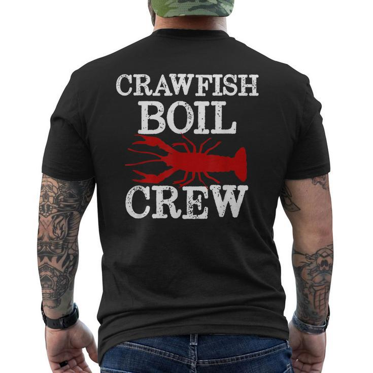 Crawfish Boil Crew Party Group Matching Crayfish New Orleans  Mens Back Print T-shirt