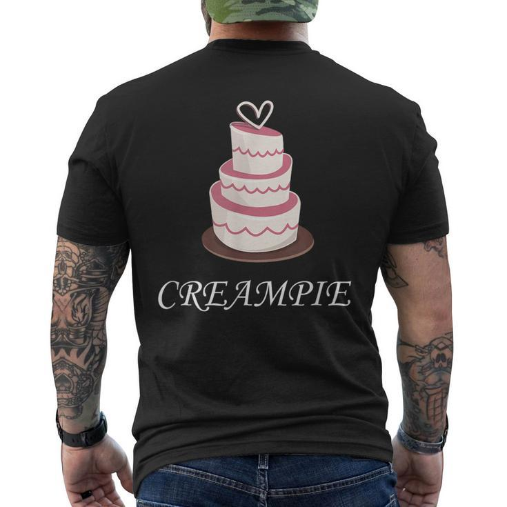 Creampie Dark Humor Bdsm Dom Sub Men's Back Print T-shirt