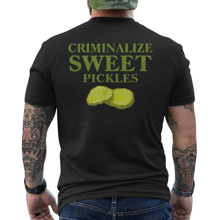 Criminalize Sweet Pickles Men's T-shirt Back Print