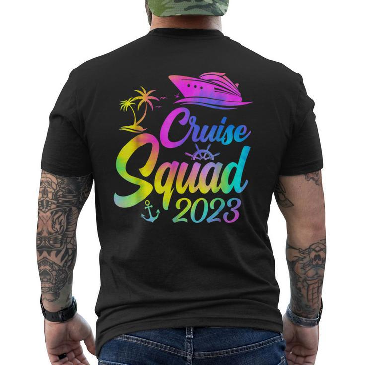 Cruise Squad 2023 Summer Vacation Matching Family Group  Vacation Gifts Mens Back Print T-shirt