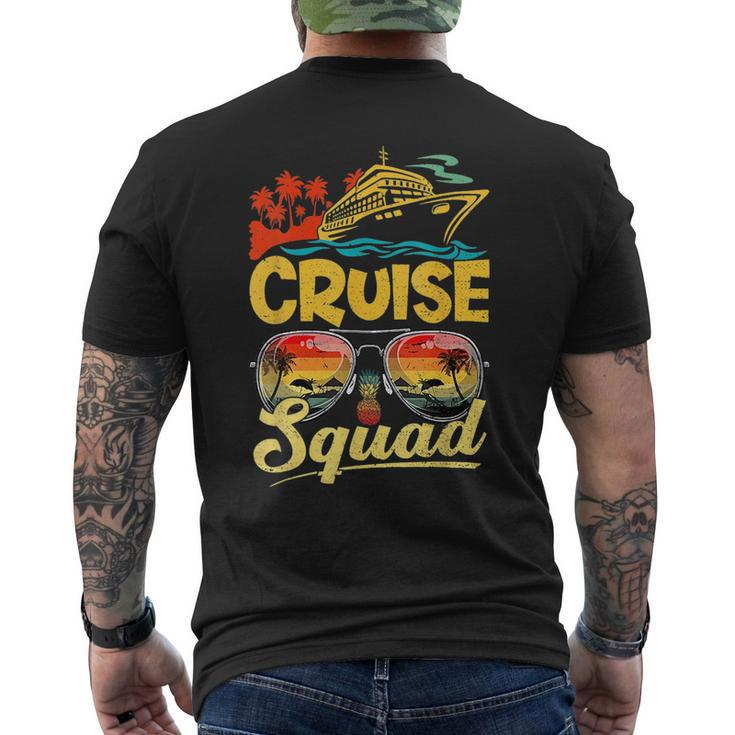Cruise Squad 2023 Vacation Matching Family Group Squad Gifts  Mens Back Print T-shirt