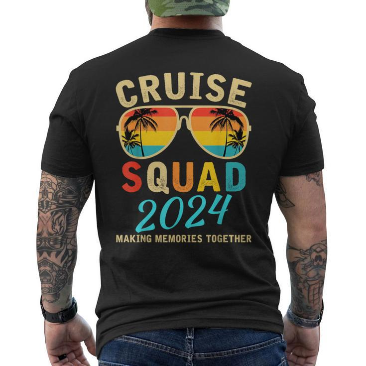 Cruise Squad 2024 Summer Vacation Matching Family Group Men's T-shirt Back Print
