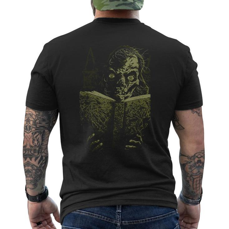 Crypt Dead Zombie Book Fairy Tales From The Evil Book Keeper Mens Back Print T-shirt