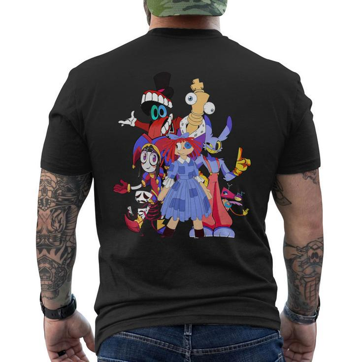 Cute Amazing Digital Circus Gooseworx Men's T-shirt Back Print