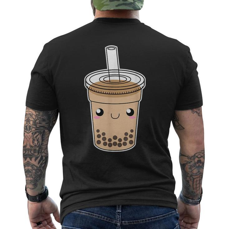 Cute Boba Milk Tea Cartoon Bubble Tea Lover Jt  Mens Back Print T-shirt