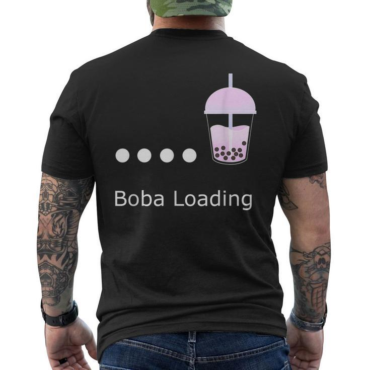 Cute Boba Milk Tea Loading Kawaii Pastel Aesthetic  Mens Back Print T-shirt