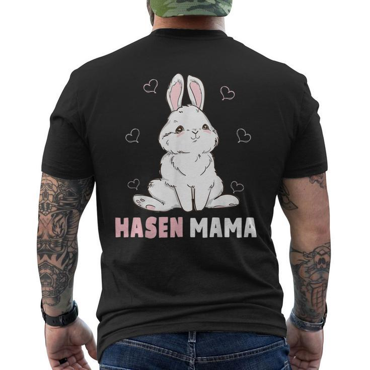 Cute Bunny Easter Rabbit Mum Rabbit Mum For Women Men's Back Print T-shirt
