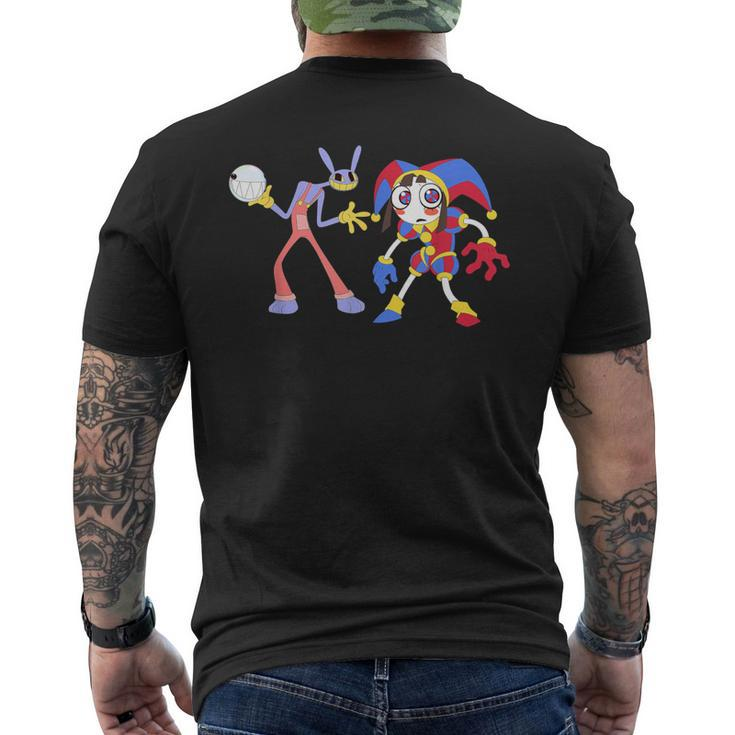 Cute Pomni Bubble Amazing Digital Circus Gooseworx Men's T-shirt Back Print