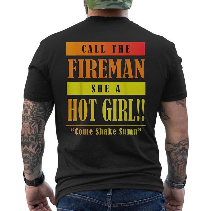 Dababy Call Da Fireman She A Hot Girl  Mens Back Print T-shirt