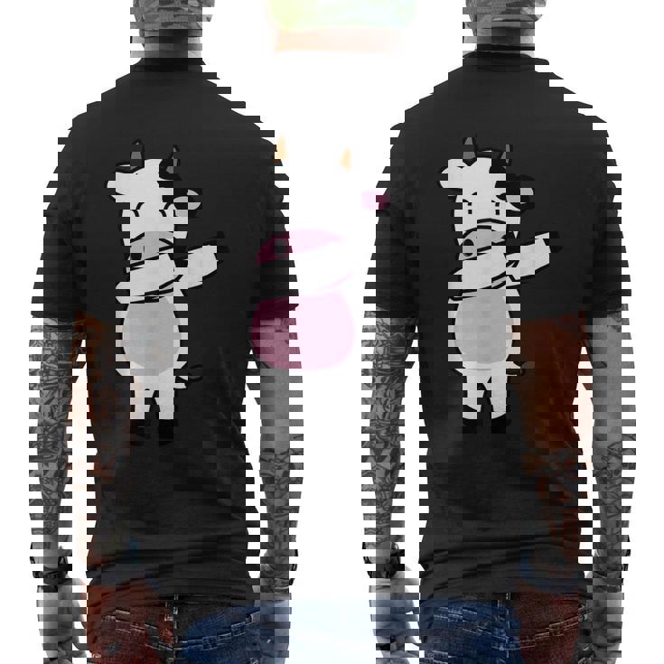 Dabbing Cow Calf Dab Animal S Men's Back Print T-shirt