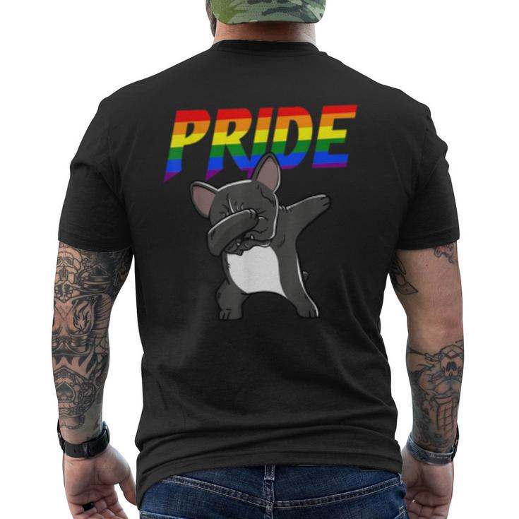 Dabbing French Bulldog Lesbian Gay Lgbt Pride  Gifts Mens Back Print T-shirt