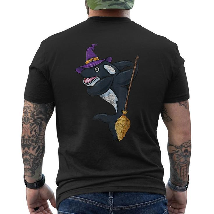 Dabbing Witch Halloween Orca Vintage Halloween Funny Gifts Mens Back Print T-shirt