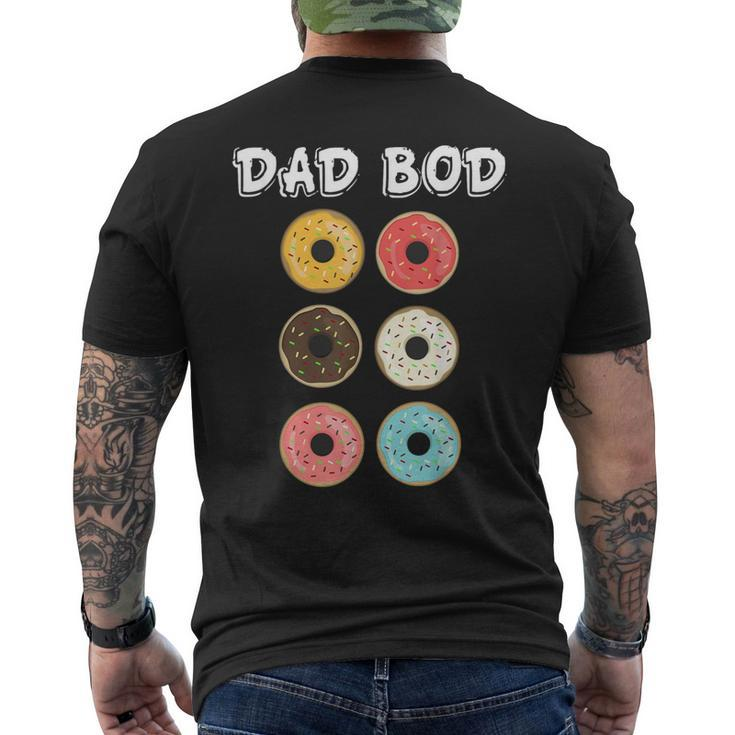 Dad Bod Donuts Six Pack Men's T-shirt Back Print