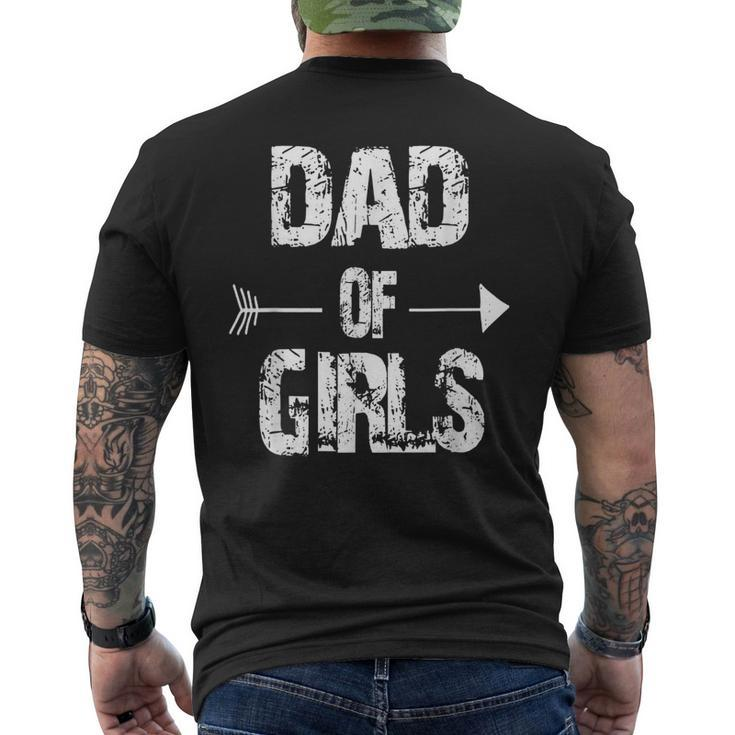 Dad Of Girls Men's Back Print T-shirt