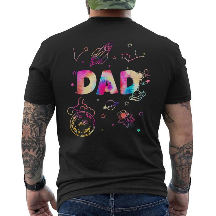 Dad Outer Space Daddy Planet Birthday Fathers Day For Women Men's Back Print T-shirt