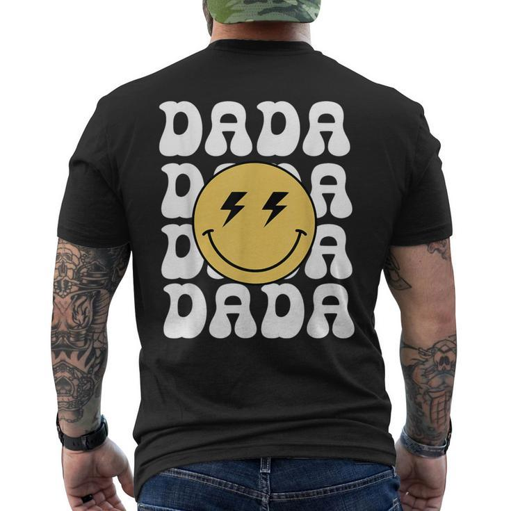 Dada One Happy Dude Birthday Theme Family Matching Men's T-shirt Back Print