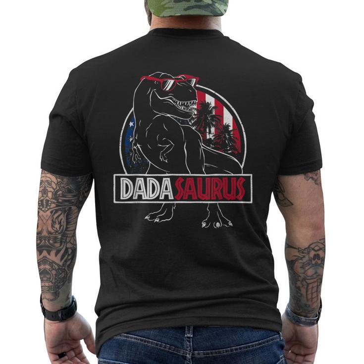 Dadasaurus Dinosaur Dad Daddy Rex American Flag Dada Saurus Gift