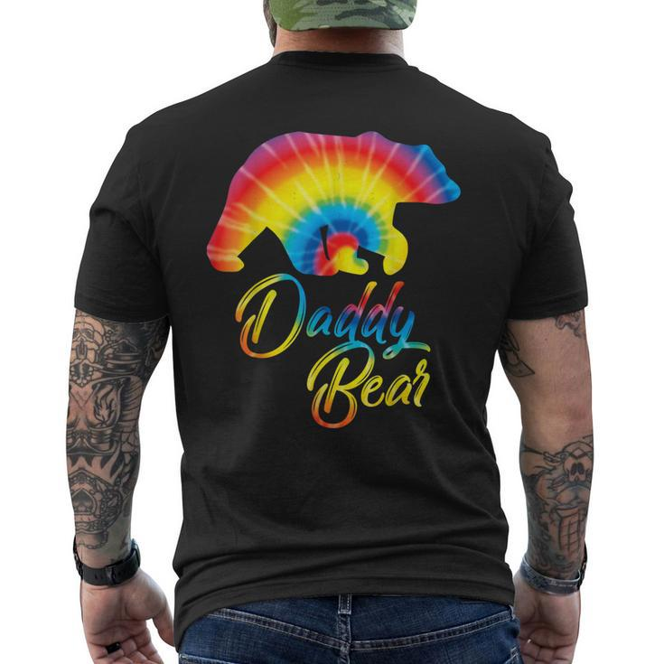 Daddy Bear For Men Graphic Father Dad Men's Back Print T-shirt