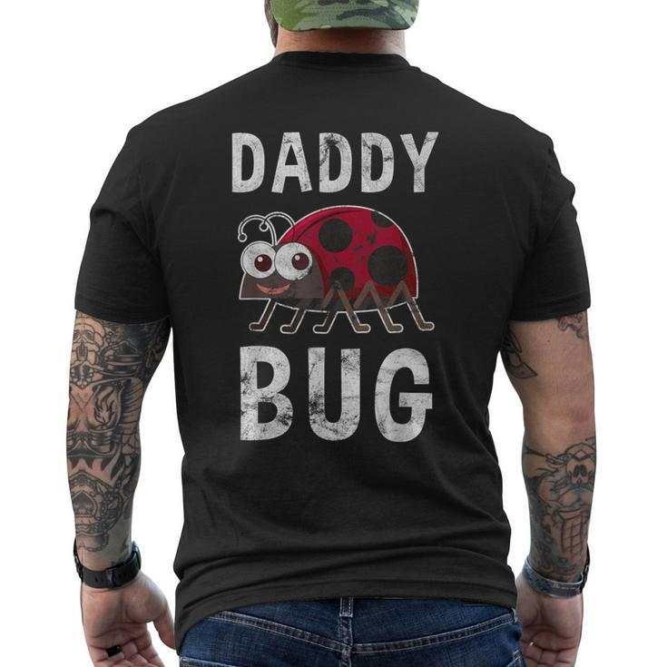 Daddy Bug Ladybug Lover Cute Dad Fathers Day Men's T-shirt Back Print