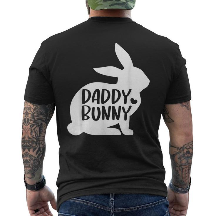 Daddy Bunny Easter Day For Father Adult Men Rabbit Men's Back Print T-shirt