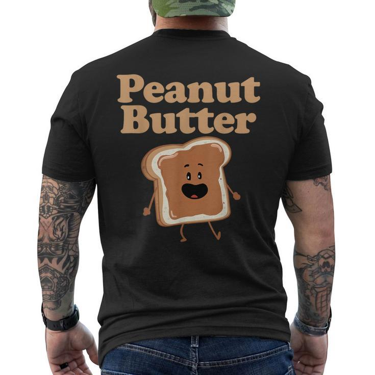 Dancing Peanut Butter Matching Peanut Butter And Jelly Men's T-shirt Back Print