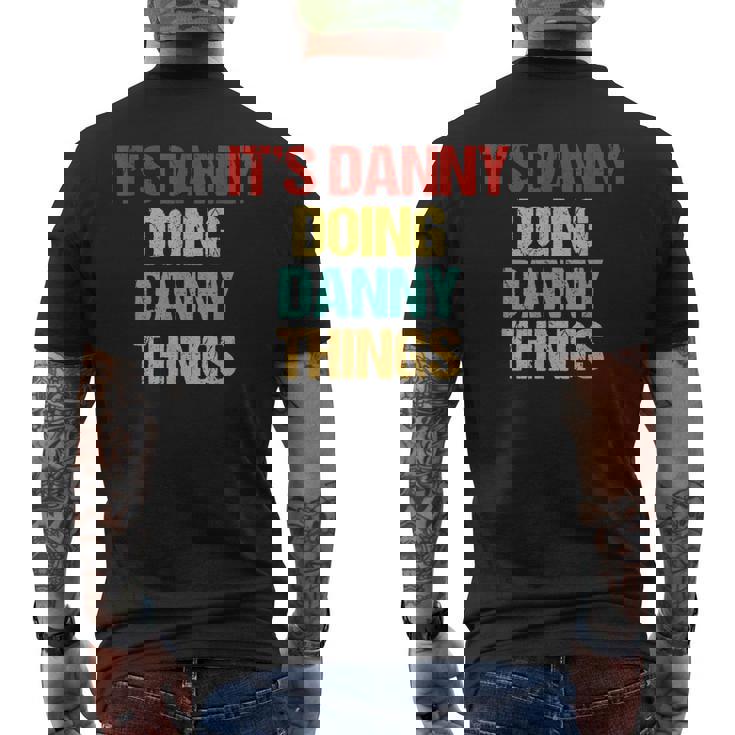 Danny Name Mens Back Print T-shirt