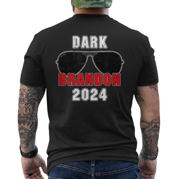 Dark Brandon 2024 Cmon Man Vote Joe Pro Biden Funny Vintage  Mens Back Print T-shirt