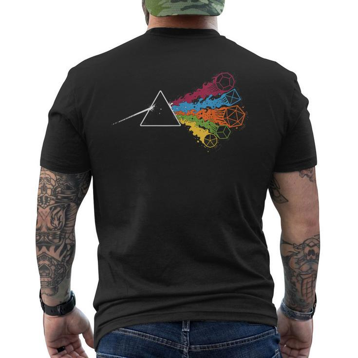 Dark Side Of The Dices Men's Back Print T-shirt