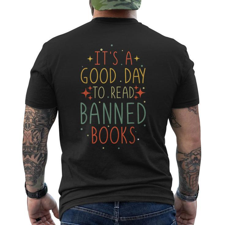 A Day To Read Banned Book Book Lover Reader Read Books Men's T-shirt Back Print