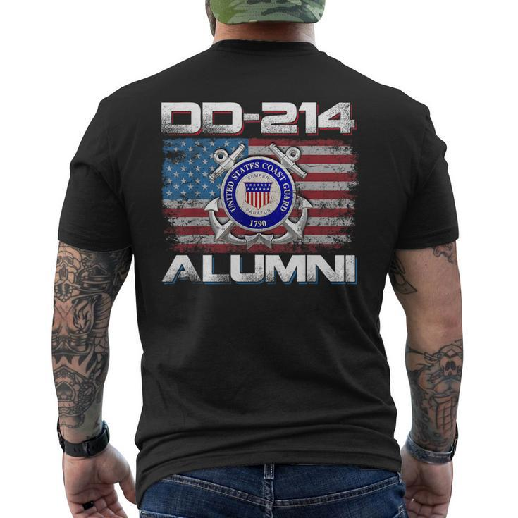 Dd214 Us Coast Guard Uscg Alumni Veteran Retirement Gift Retirement Funny Gifts Mens Back Print T-shirt
