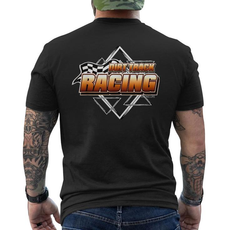 Dirt Track Racing Stock Car Dirt Racing Late Model Model Funny Gifts Mens Back Print T-shirt