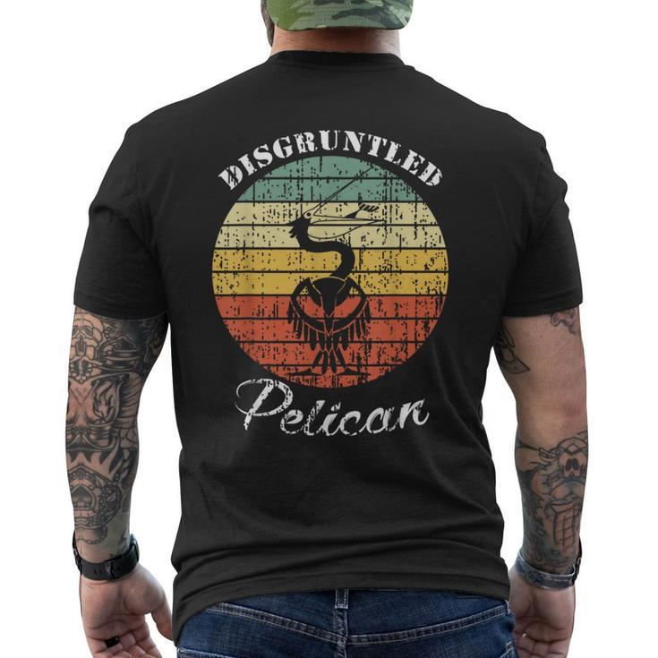 Disgruntled Pelican Quote Men's T-shirt Back Print