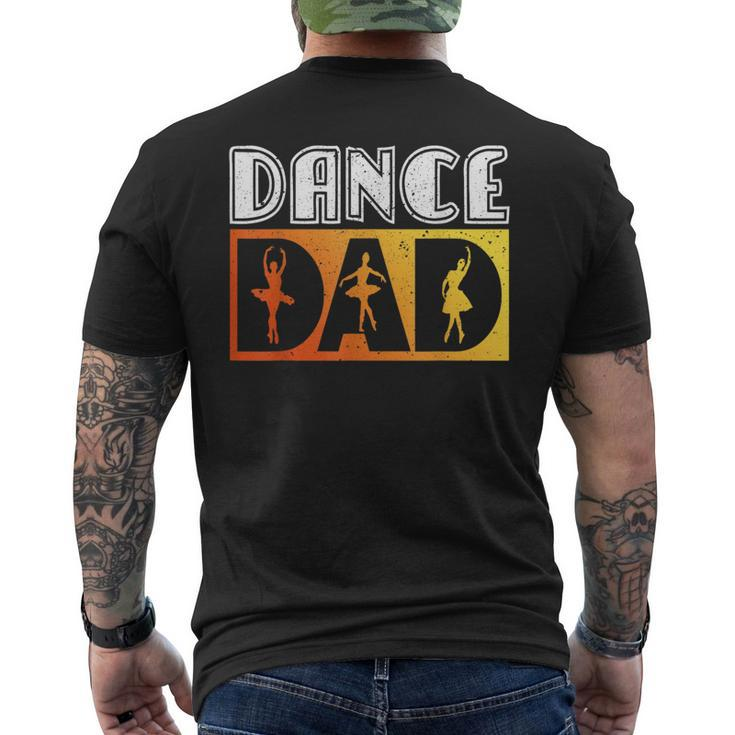 Distressed Dance Dad Ballet Vintage Retro For Mens  Mens Back Print T-shirt