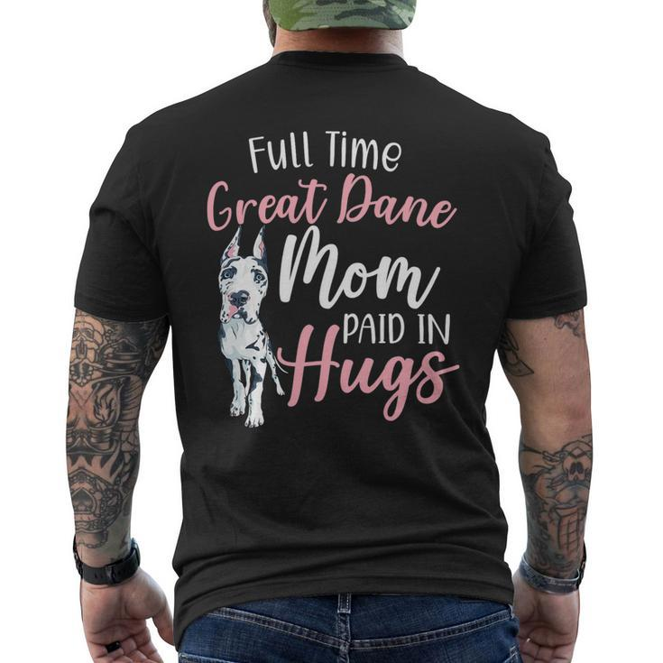 Dog Owner Dog Mom Animal Great Dane Mom Mens Back Print T-shirt