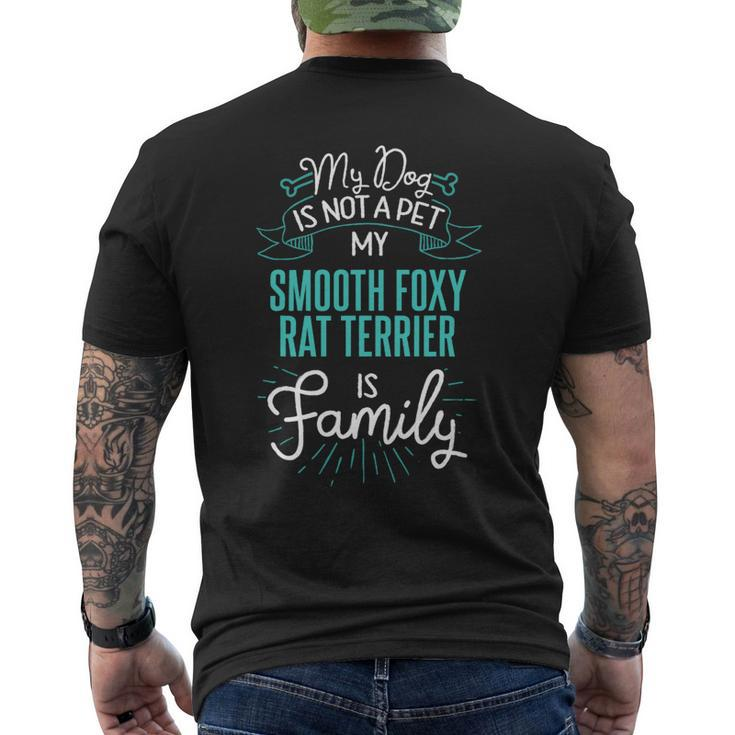 Dog Rat Terrier Cute Smooth Foxy Rat Terrier Shirt Family Dog Gift For Women Mens Back Print T-shirt