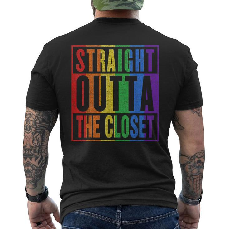 Dont Hide Your Gay Les Bi Tran - Come Outta The Closet Lgbt  Mens Back Print T-shirt