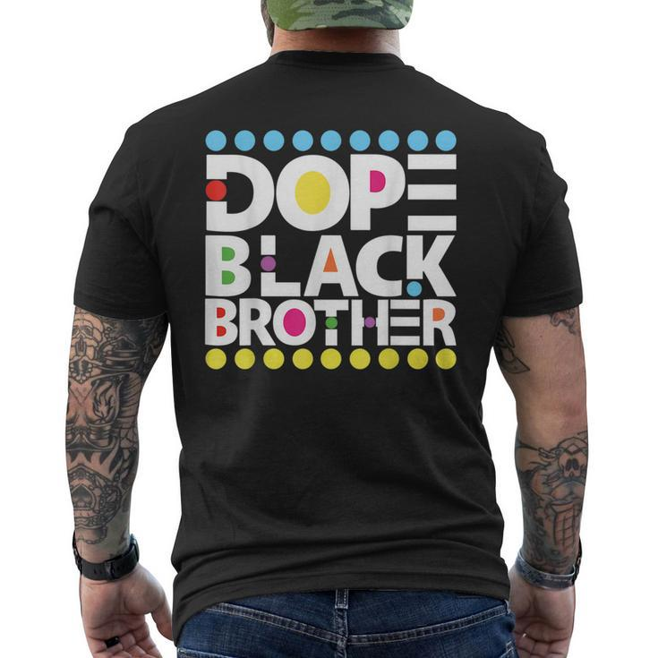 Dope Black Family Junenth 1865 Funny Dope Black Brother  Mens Back Print T-shirt