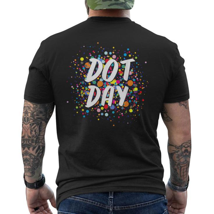 Dot Day 2023 September 15Th Polka Dot Colorful Celebrate Men's T-shirt Back Print