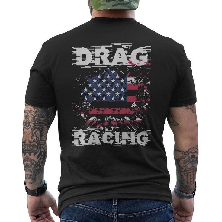 Drag Racing  Drag Racing Usa  - Drag Racing  Drag Racing Usa  Mens Back Print T-shirt