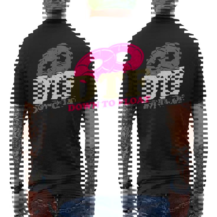 Dtf Down To Float Apparel Mens Back Print T-shirt Dtf Down To Float Apparel Mens Back Print T-shirt