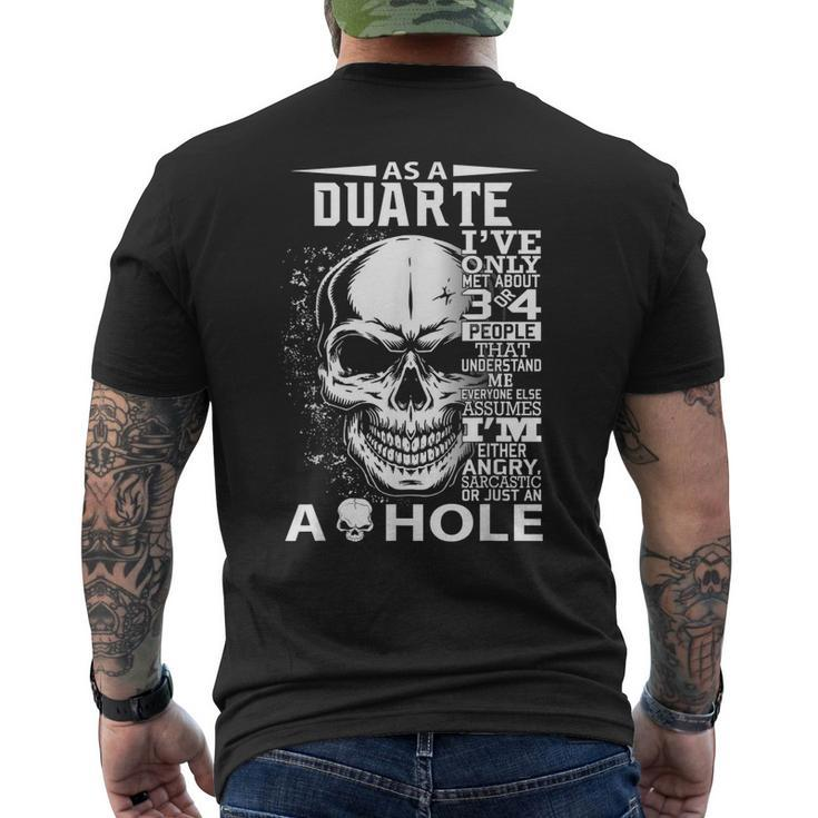 As A Duarte Ive Only Met About 3 4 People L3 Men's Back Print T-shirt
