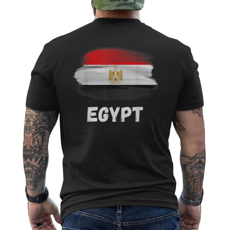 Egypt Flag Pride Retro Egyptian Flag Family Matching  Mens Back Print T-shirt