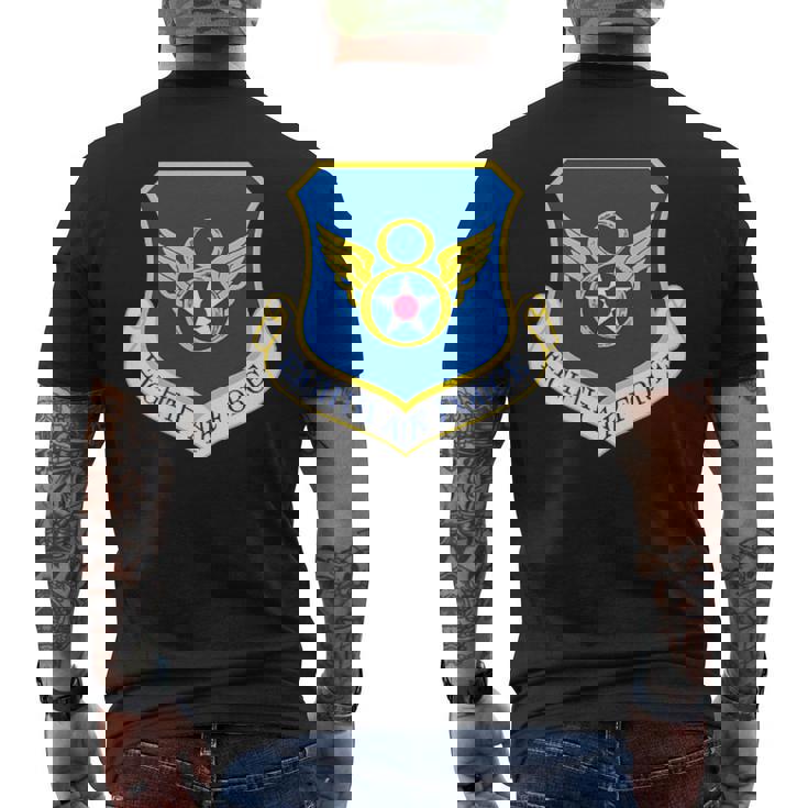 Eighth Air Force Barksdale Afb B-52 Military Men's T-shirt Back Print