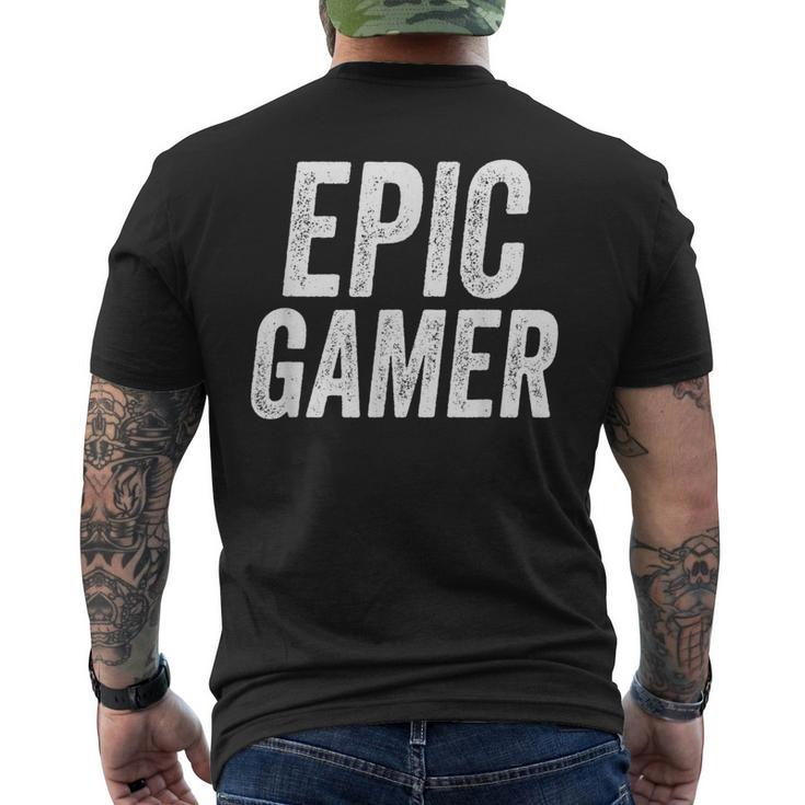 Epic Gamer Online Pro Streamer Meme Men's T-shirt Back Print