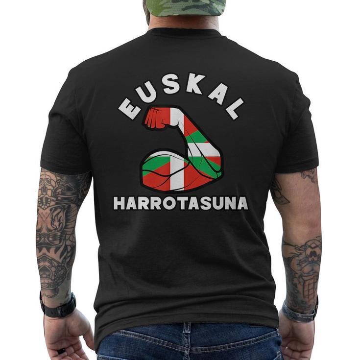 Euskal Harrotasuna Bandera Vasca Basque Country Flag Pride  Mens Back Print T-shirt